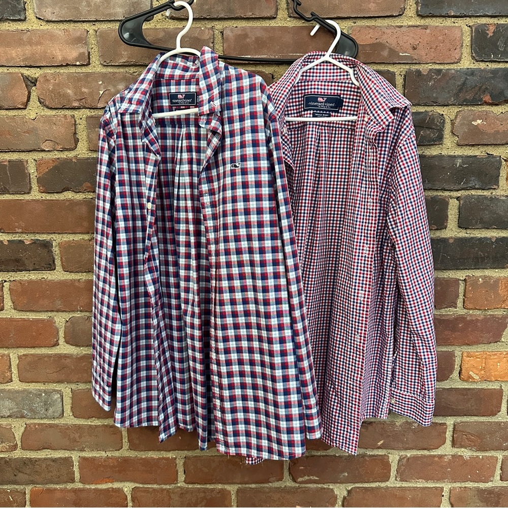 VINEYARD VINES button dress shirt size medium 12/14